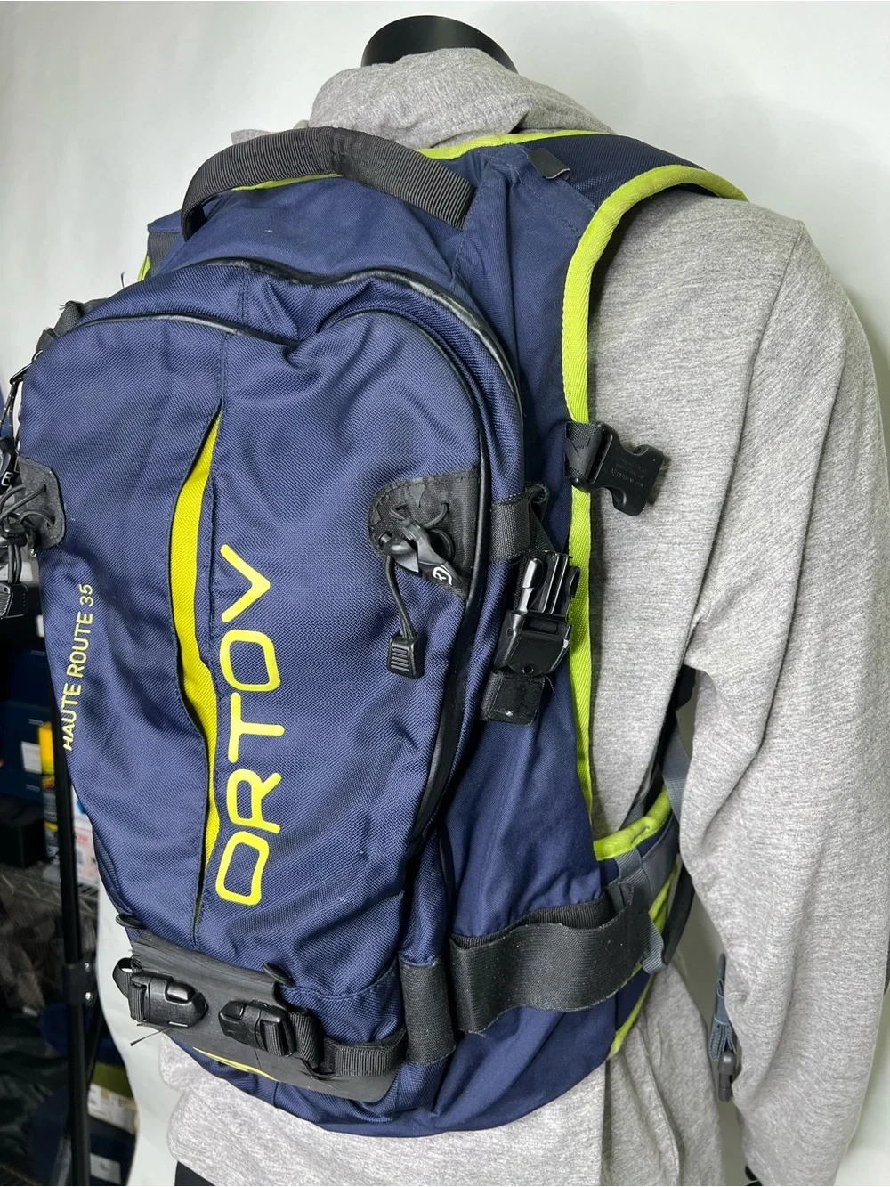 Ortovox Haute Route 35L Navy & Yellow Backpack